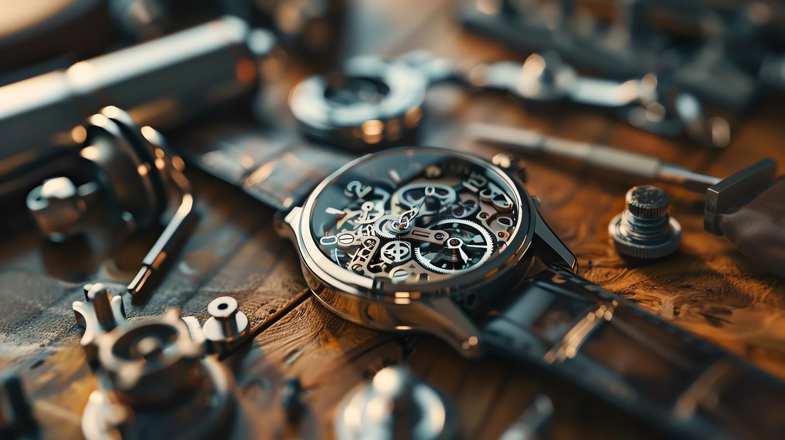 Interno del laboratorio orologiaio